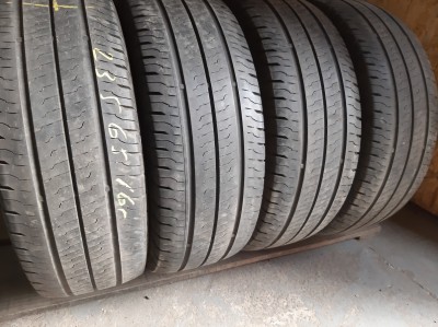 Шини на авто в хорошому стані Continental Vanco Contact Eco шириною 235 висотою 65 радіусом R 16C низькі ціни