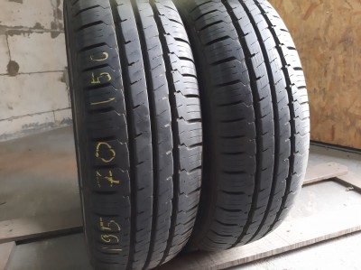 Шини на авто в хорошому стані Hankook Vantra LT   . шириною 195 висотою 70 радіусом R 15C низькі ціни