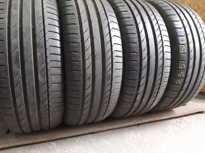 Шини на авто в хорошому стані Continental ContiSportContact 5       шириною 235 висотою 50 радіусом R 18 низькі ціни