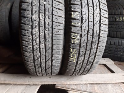Шини на авто в хорошому стані Yokohama Geolendar A/T     шириною 205 висотою 70 радіусом R 15 низькі ціни