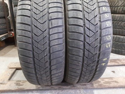 Шини на авто в хорошому стані Pirelli Sottozero 3      шириною 225 висотою 55 радіусом R 17 низькі ціни